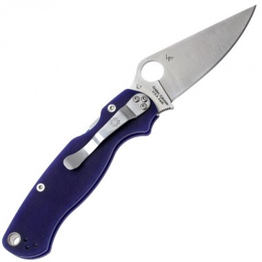 Нож складной SPYDERCO Para Military 2 CPM S110V G-10 Blue